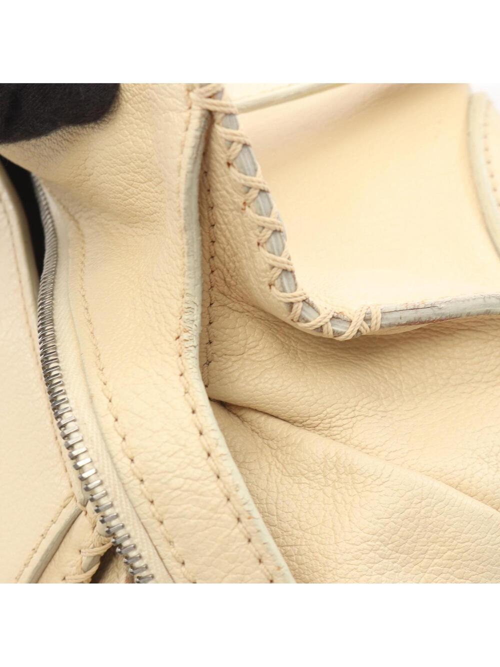 Celine Logo Shoulder Handbag Leather #280311C35B - Picture 5 of 9